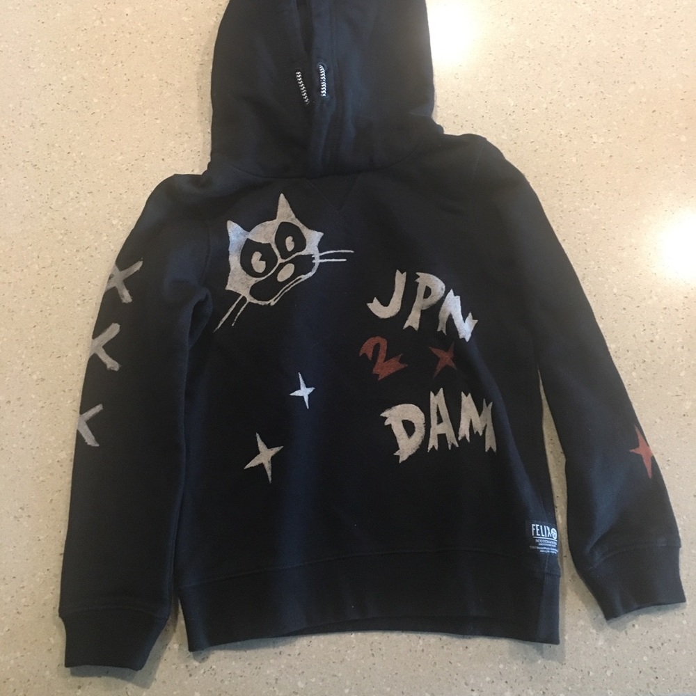 Scotch & Soda "Felix the Cat" black sweatshirt